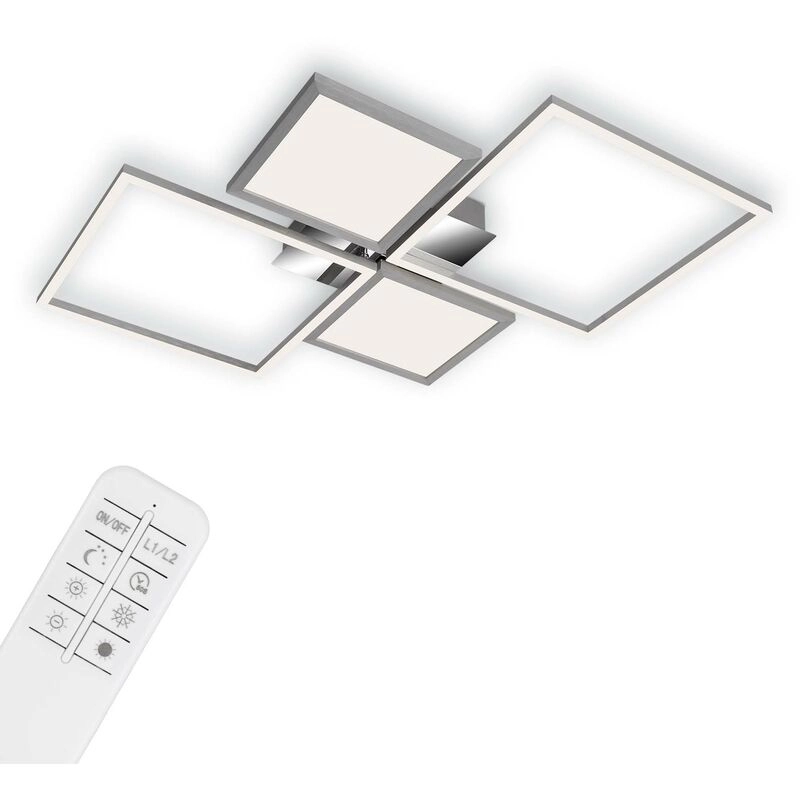 CCT LED Deckenleuchte, 65,2 cm, 40 W, Chrom