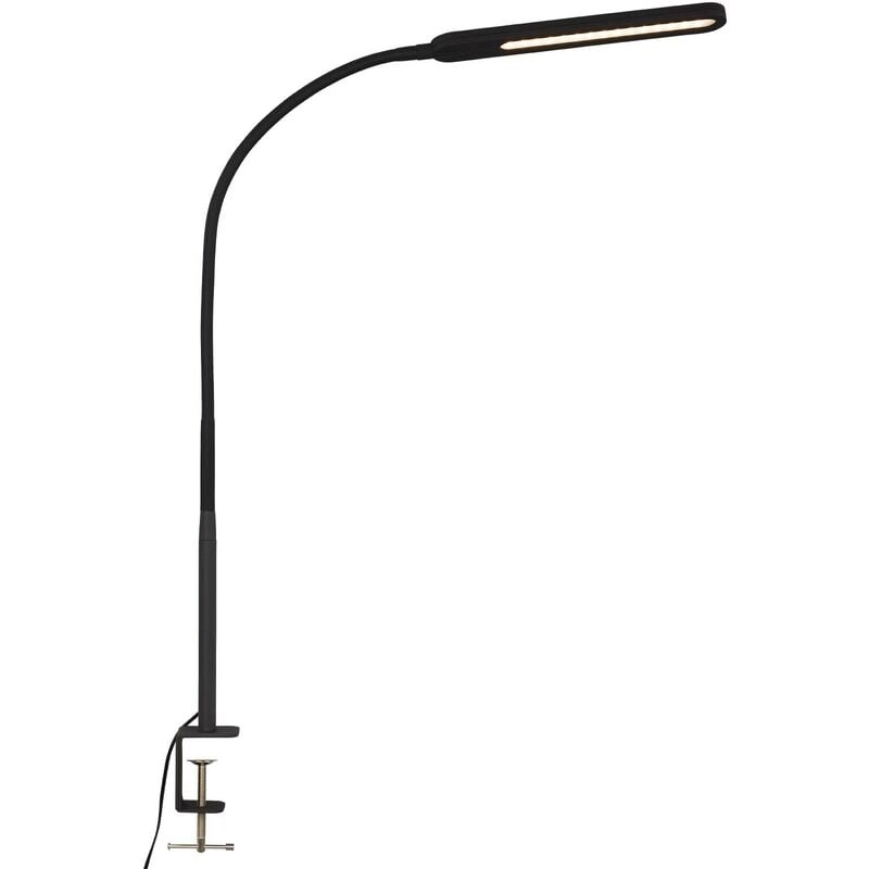 CCT LED Klemmleuchte, 50 cm, 8 W, Schwarz