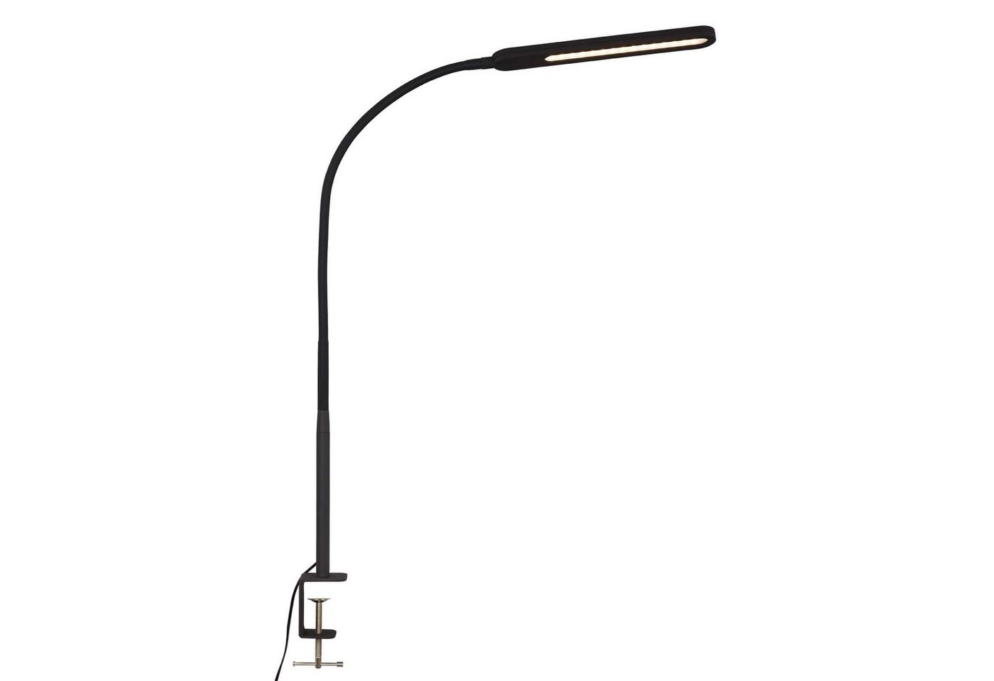 CCT LED Klemmleuchte, 50 cm, 8 W, Schwarz