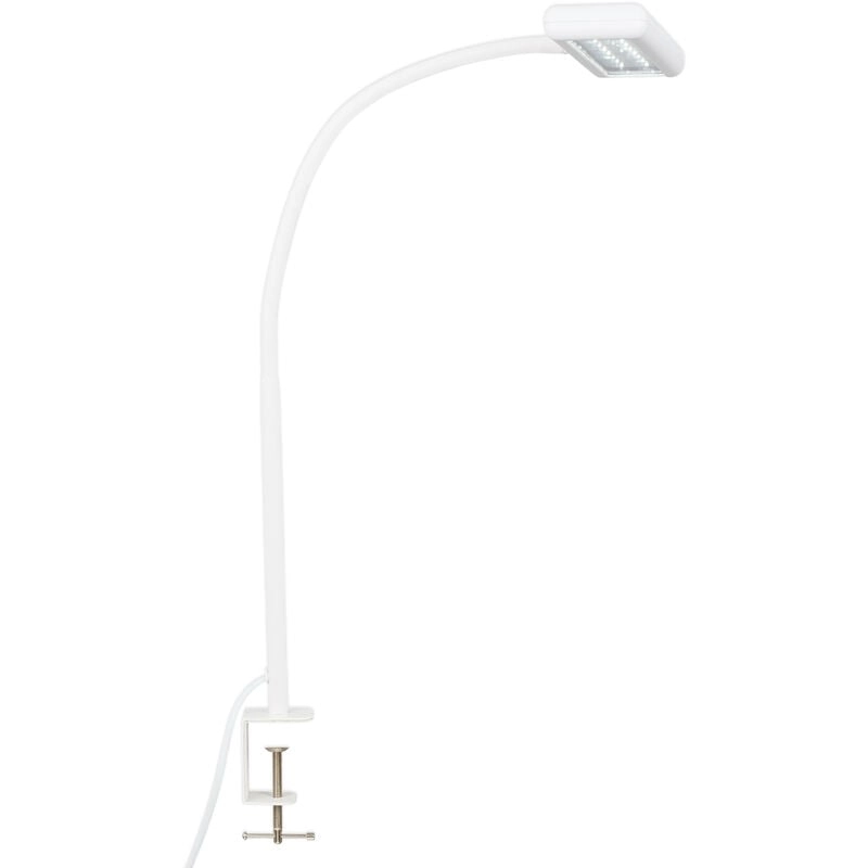 LED Tageslicht Klemmleuchte, 55 cm, 7,5 W, Weiß