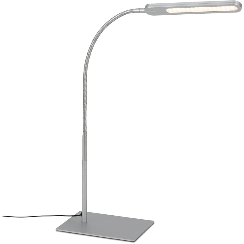 CCT LED Tischleuchte, 23 cm, 8 W, Silber