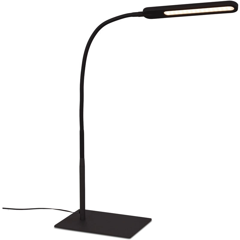 CCT LED Tischleuchte, 23 cm, 8 W, Schwarz