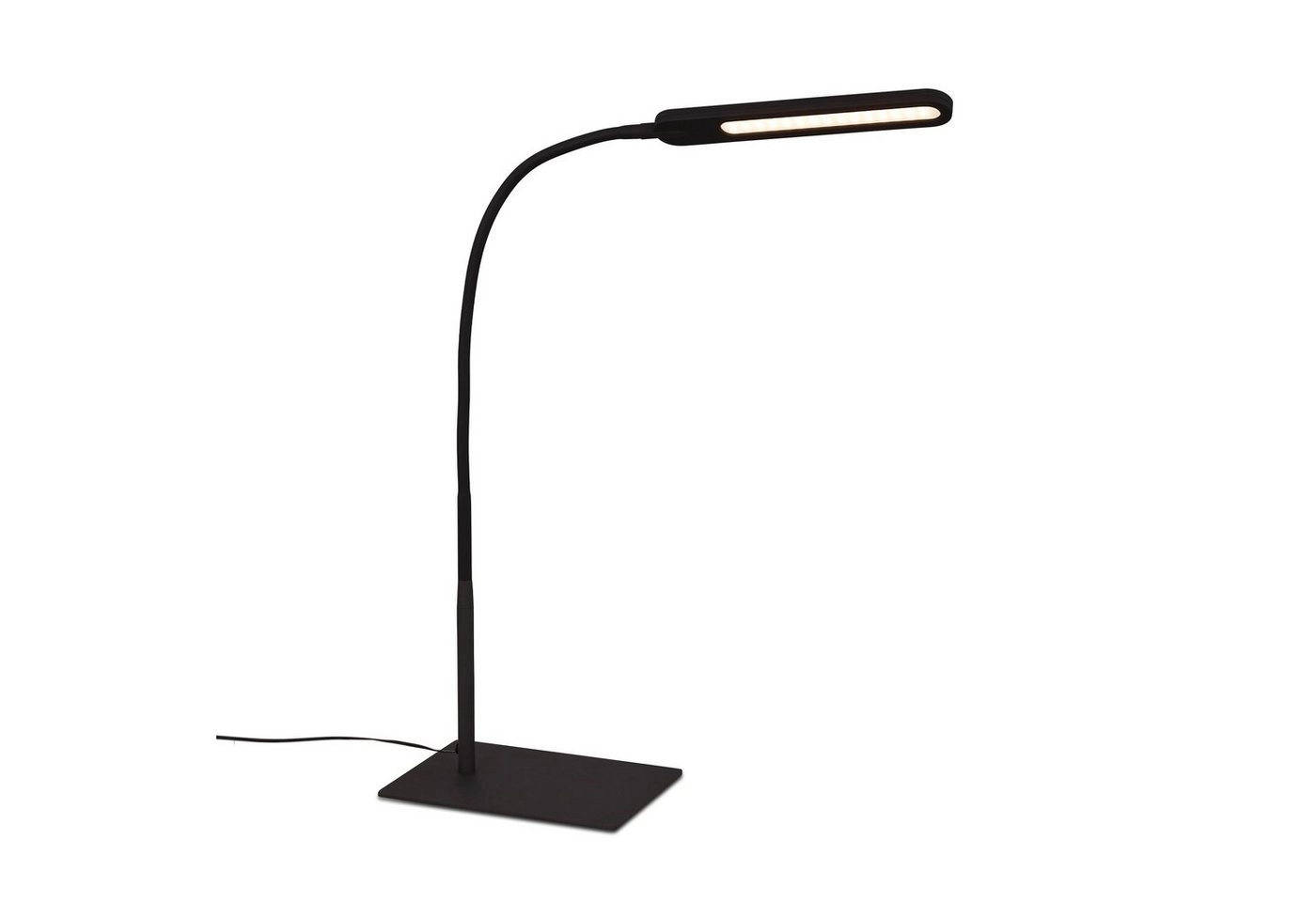 CCT LED Tischleuchte, 23 cm, 8 W, Schwarz