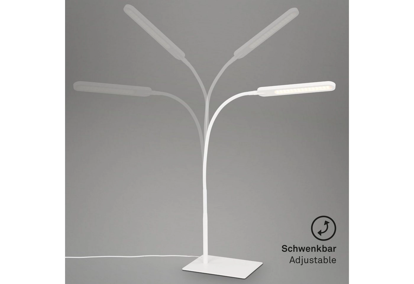 CCT LED Tischleuchte, 23 cm, 8 W, Weiß