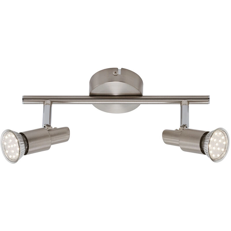 LED Spot Deckenleuchte, 27,5 cm, 6 W, Matt-Nickel