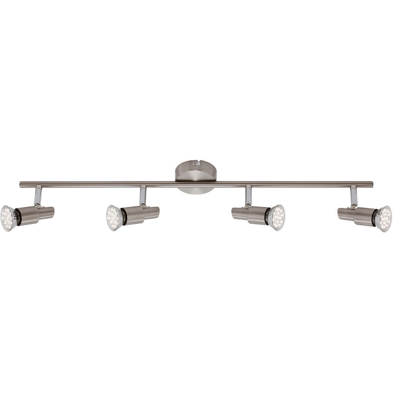 LED Spot Deckenleuchte, 67,5 cm, 12 W, Matt-Nickel