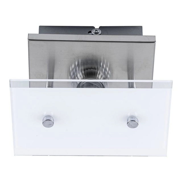 LED Deckenleuchte, 15 cm, 3 W, Matt-Nickel