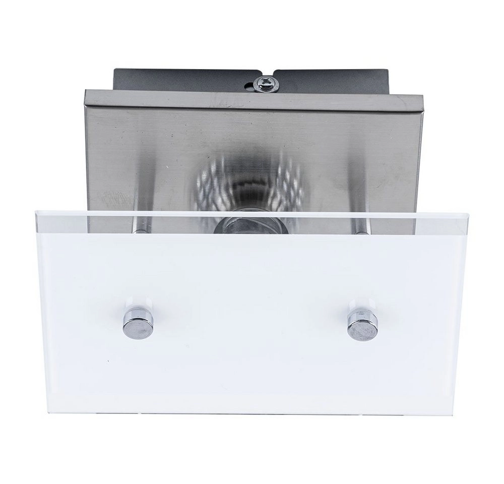 LED Deckenleuchte, 15 cm, 3 W, Matt-Nickel