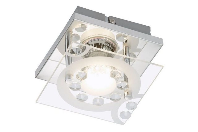 LED Deckenleuchte, 12 cm, 3 W, Chrom