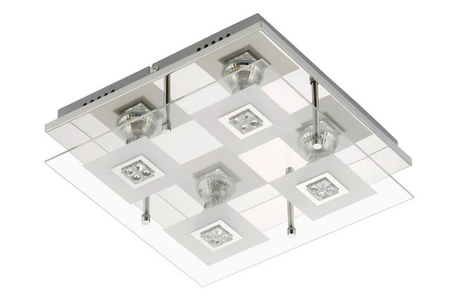 LED Deckenleuchte, 30 cm, 12 W, Chrom