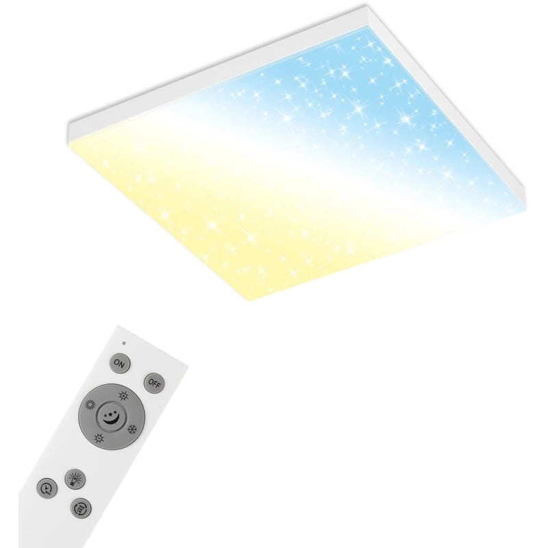 Sternenhimmel CCT LED Panel, 45cm, 24 W, 2500 lm, Weiß