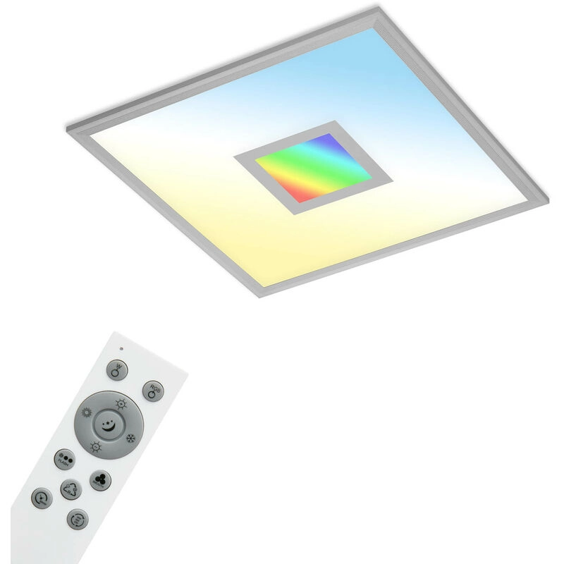 CCT LED Panel, RGB Centerlight, 44,5 cm, 24 W, 2400 lm, Silber