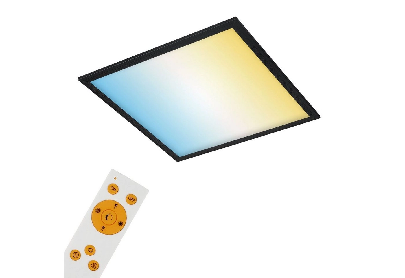 CCT LED Panel, 44,5 cm, 24 W, Schwarz