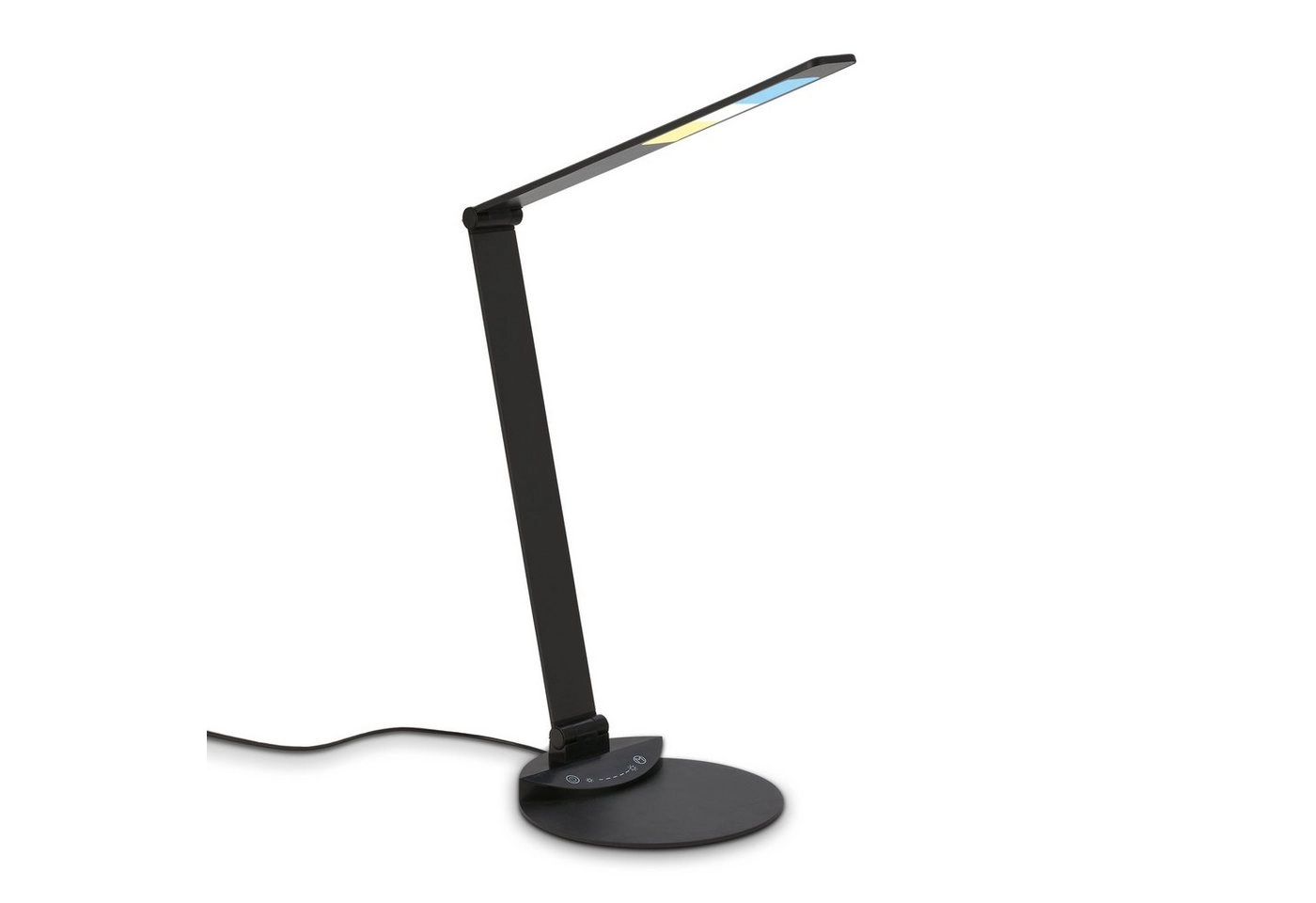 CCT-LED Schreibtischleuchte, 83 cm, LED-Platine, 12 W, 680 lm, schwarz