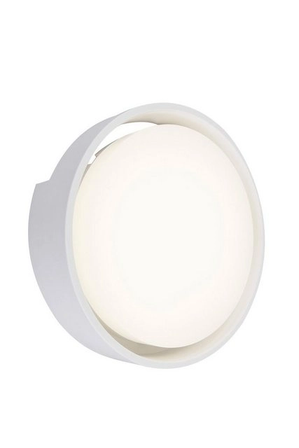 LED Außenleuchte, Ø 22 cm, 18 W, Weiß