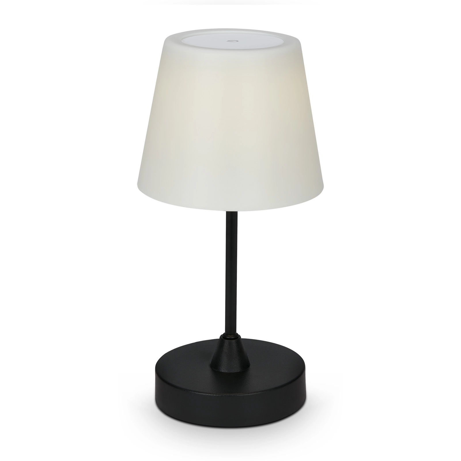 Touch LED Außen-Tischleuchte, Ø30 cm, LED-Modul, 3 W, 340 Lm, schwarz
