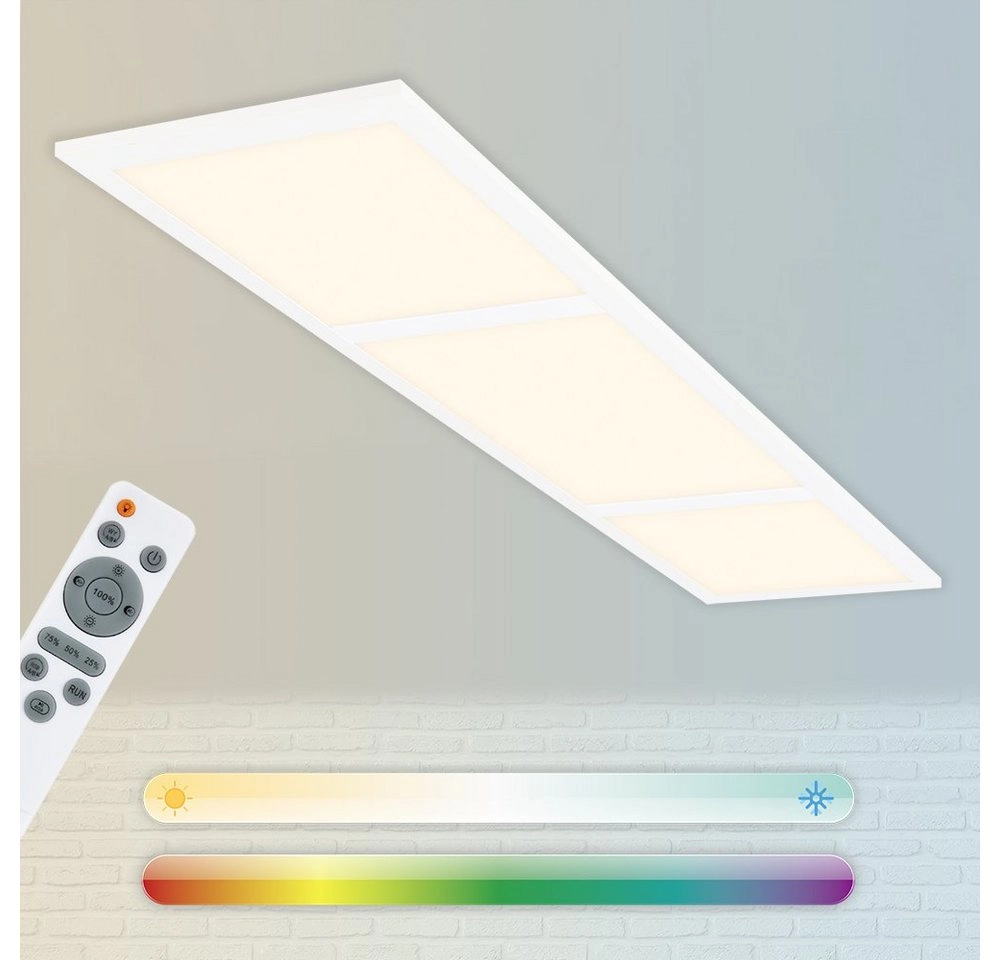 Multi RGB CCT Led-Panel, 79,5 cm, LED-Platine, 24 W, 2400 lm, weiß