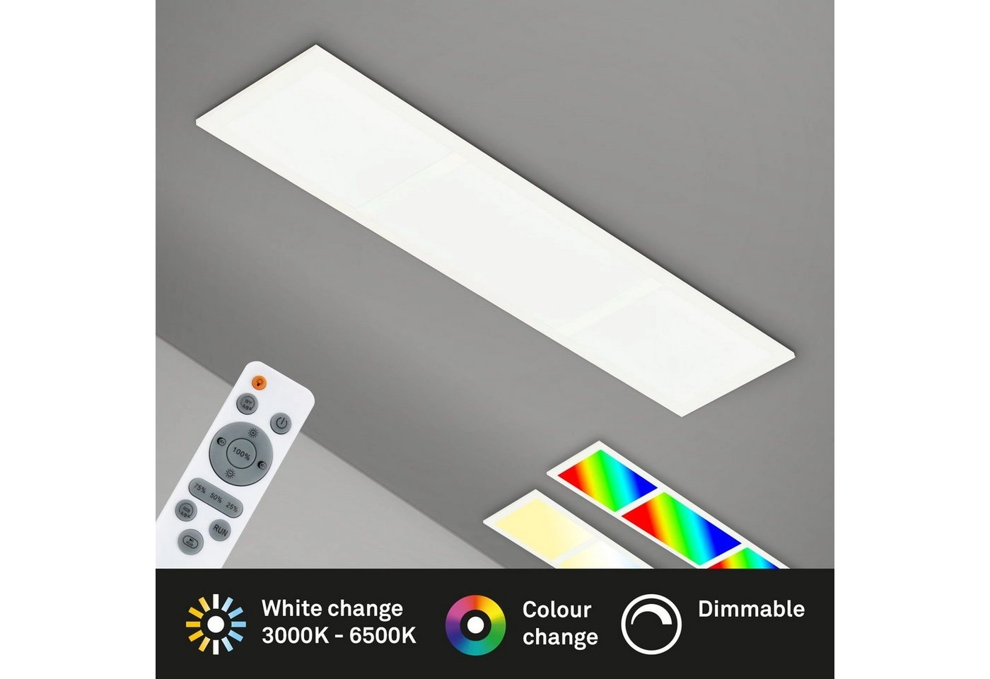 Multi RGB CCT Led-Panel, 79,5 cm, LED-Platine, 24 W, 2400 lm, weiß