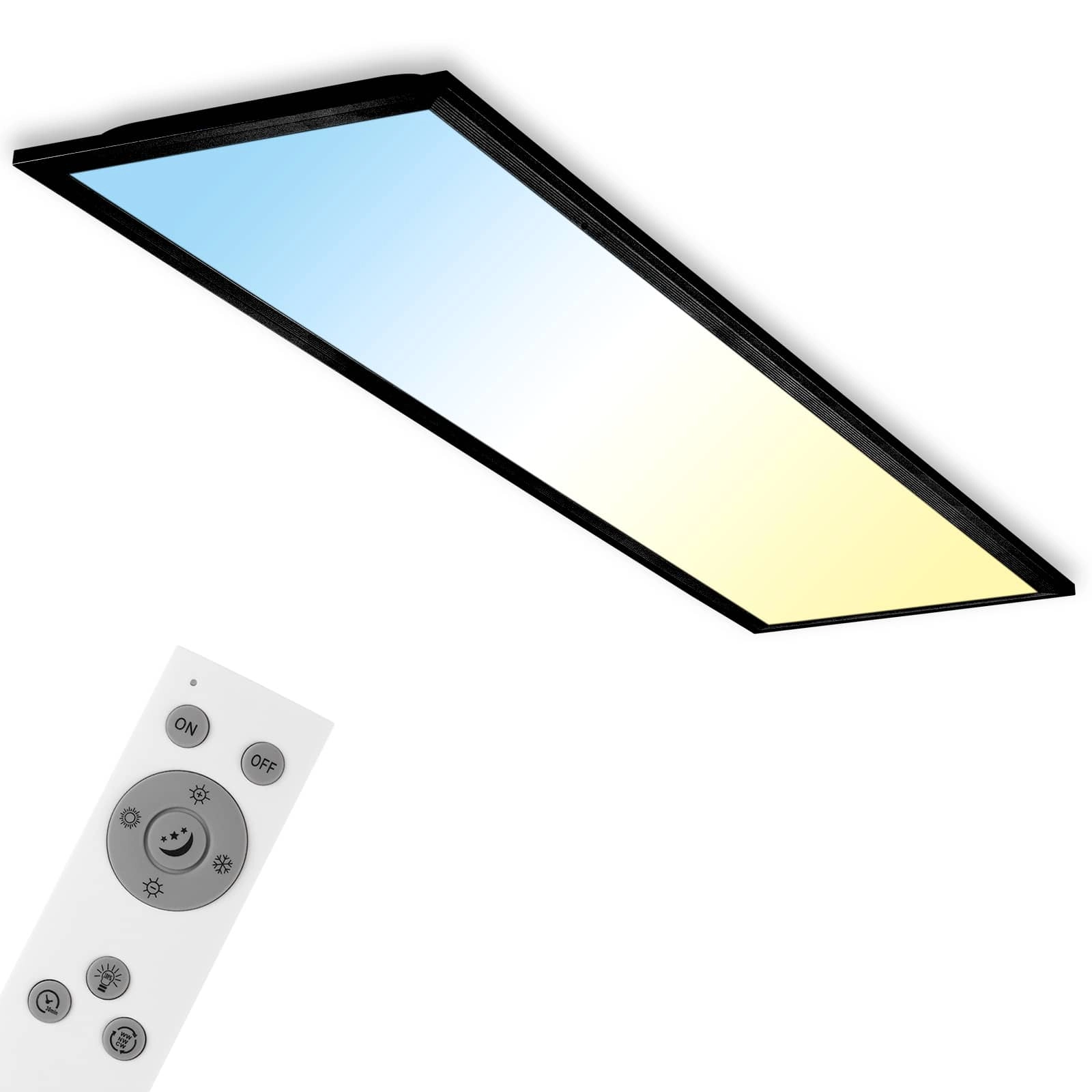 CCT LED Panel, 100 cm, 24 W, 2600 lm, Schwarz