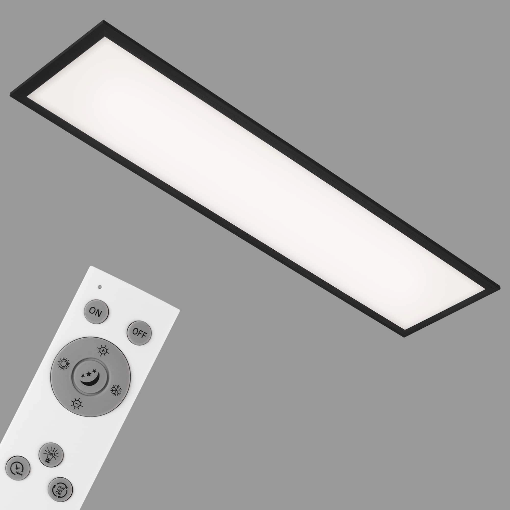 CCT LED Panel, 100 cm, 24 W, 2600 lm, Schwarz