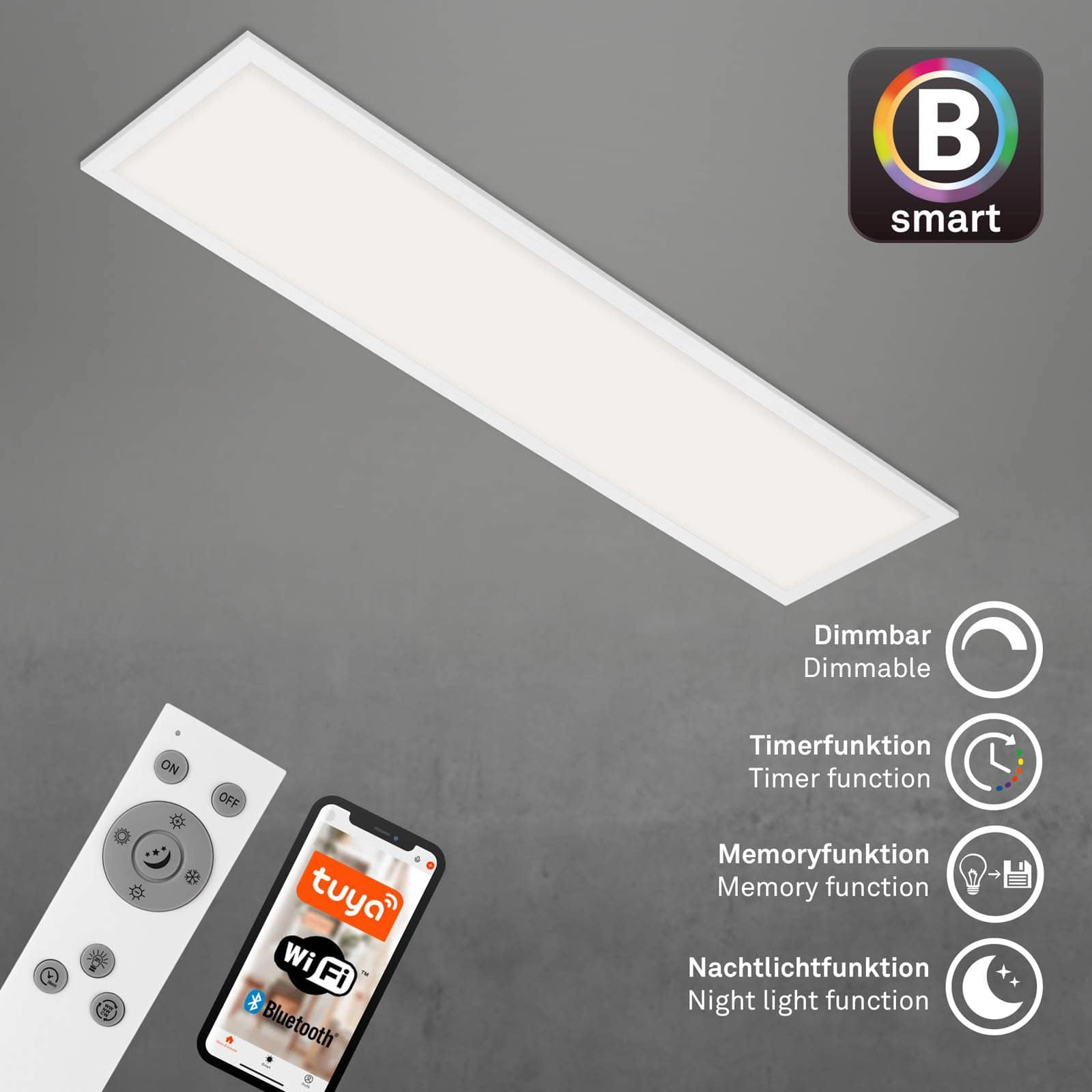 CCT LED Panel, 100 cm, 28 W, 3000 lm, Weiß