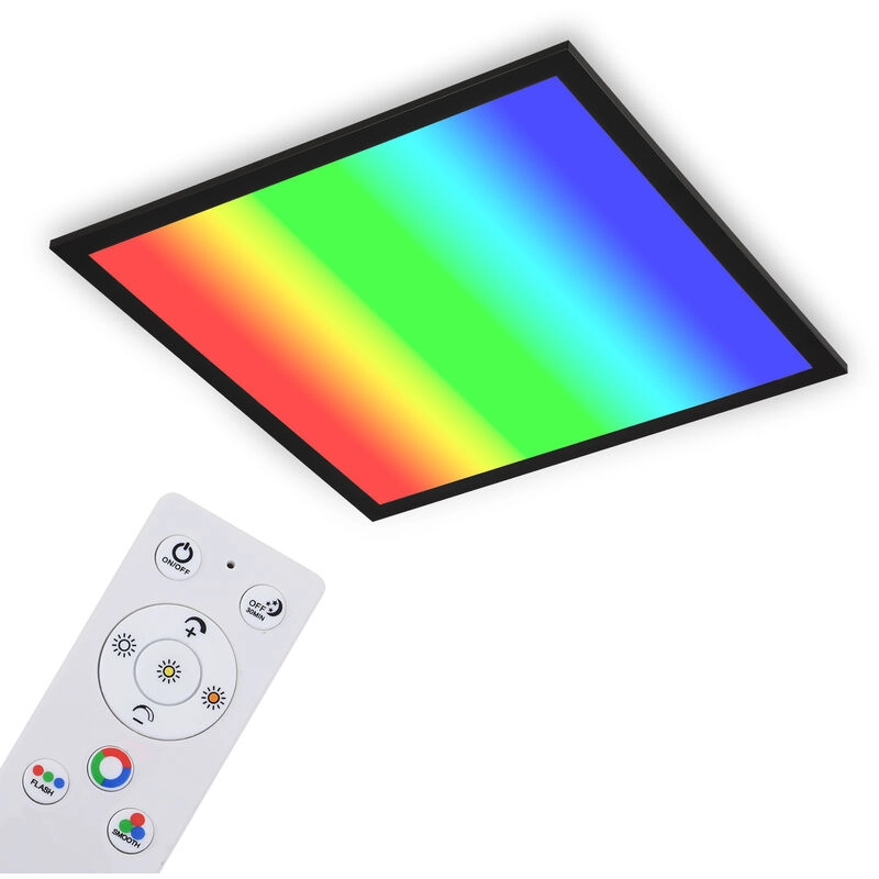 CCT LED Panel, 44,5 cm, 24 W, 2500 lm, schwarz