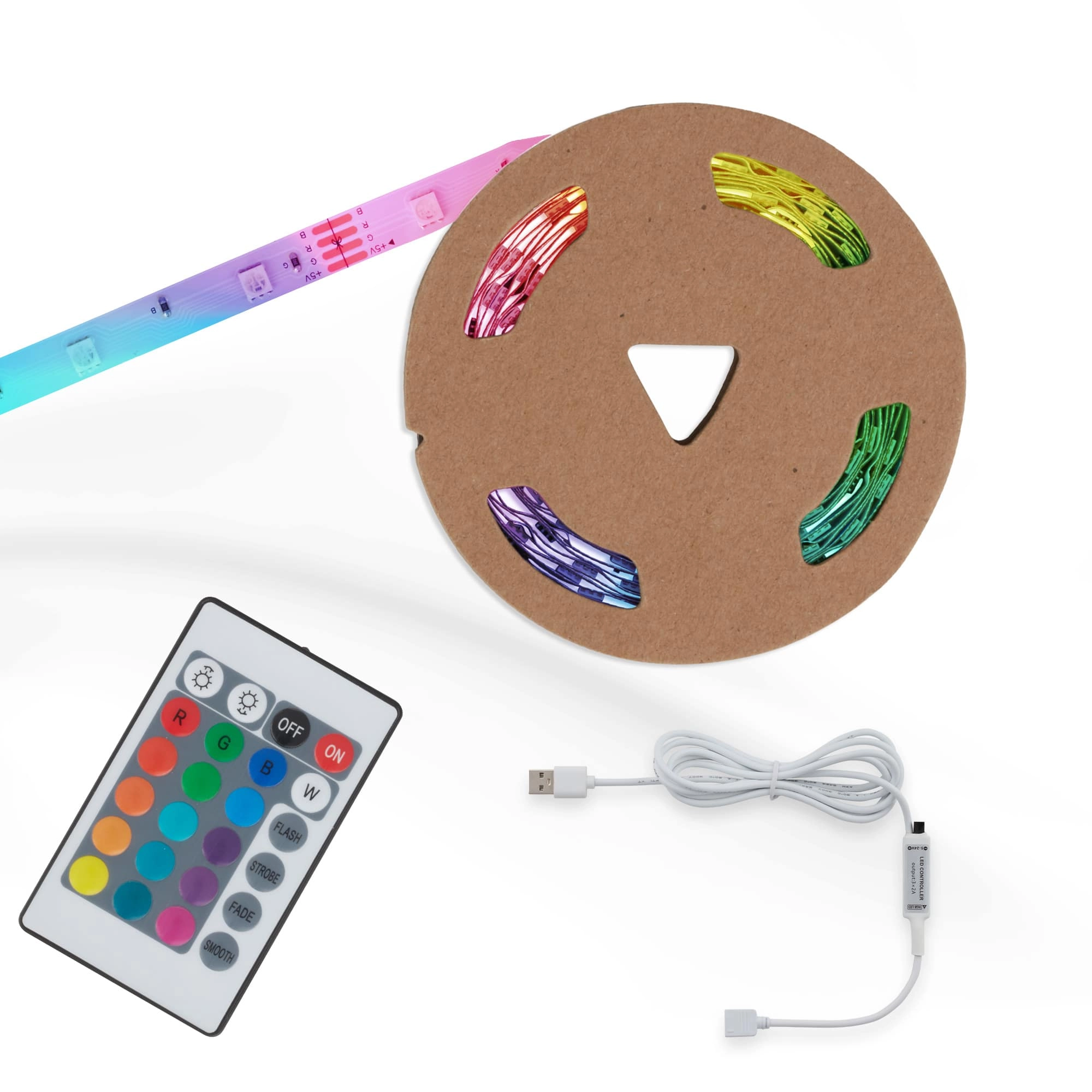 RGB LED Streifen, 5 Meter, 6 W