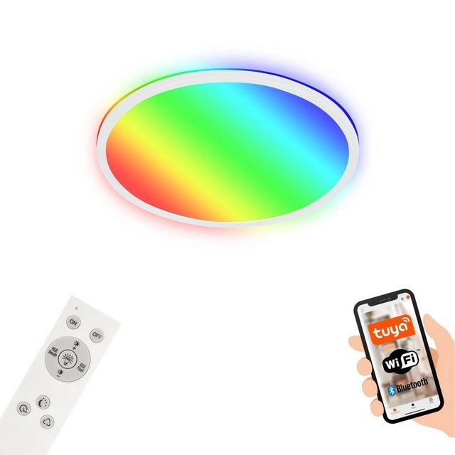 B smart RGB/W-LED Panel, Ø 42 cm, LED-Platine, 22 W, 2700 lm, weiß