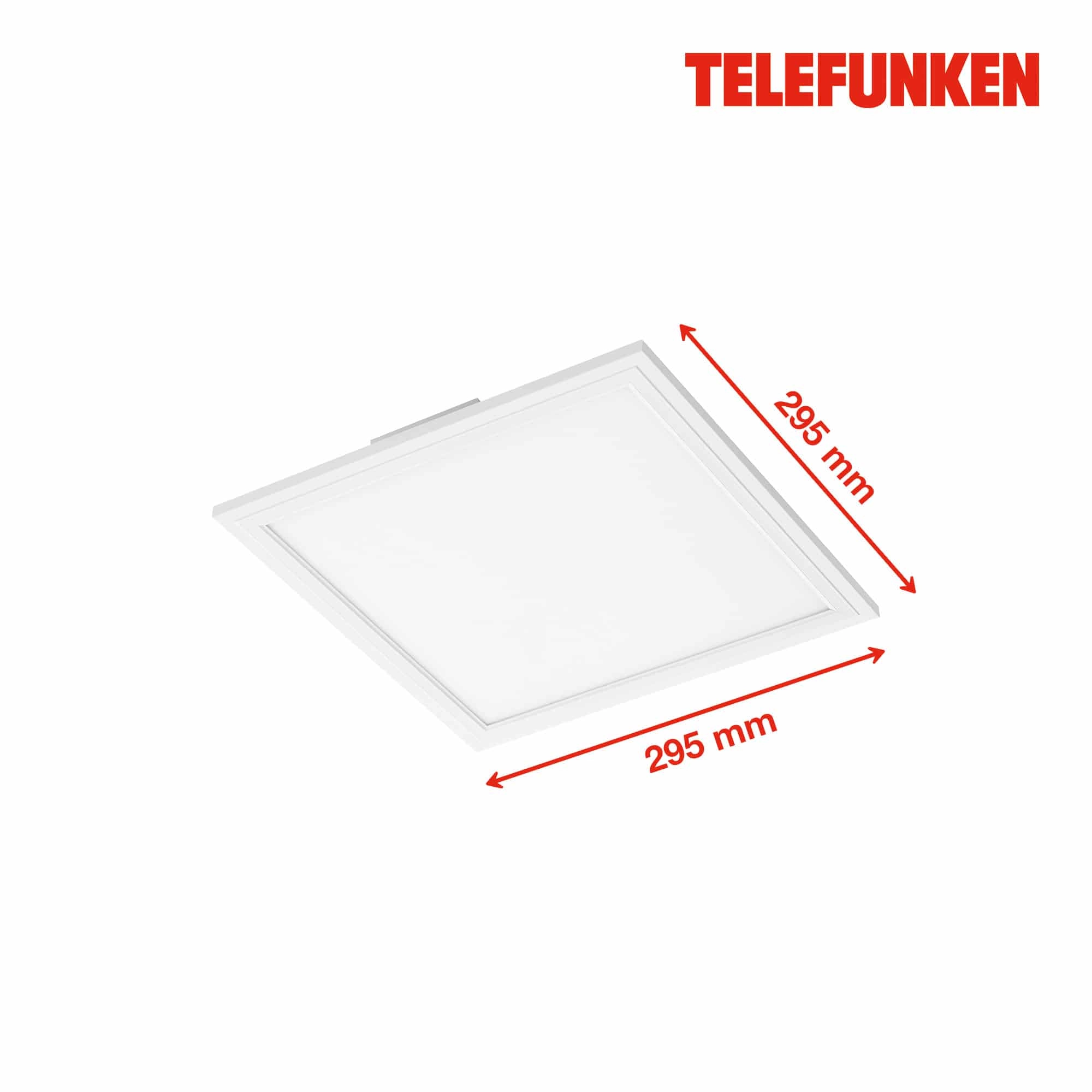 TELEFUNKEN Sensor LED Panel, 29,5 cm, 13 W, Weiß