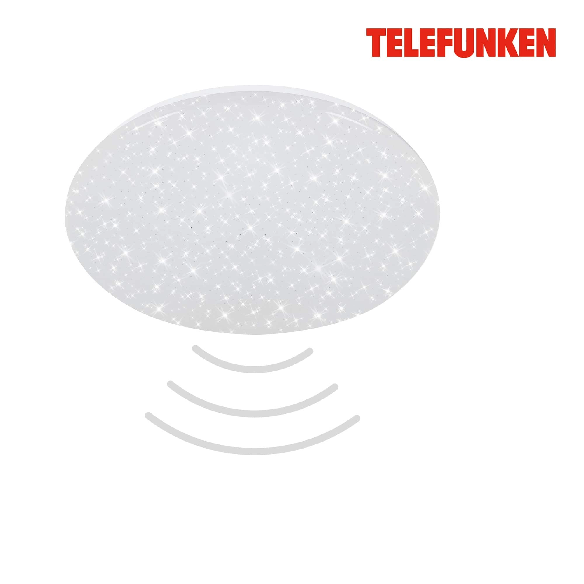 TELEFUNKEN Sensor LED Deckenleuchte, Ø 38 cm, 24 W, Weiß