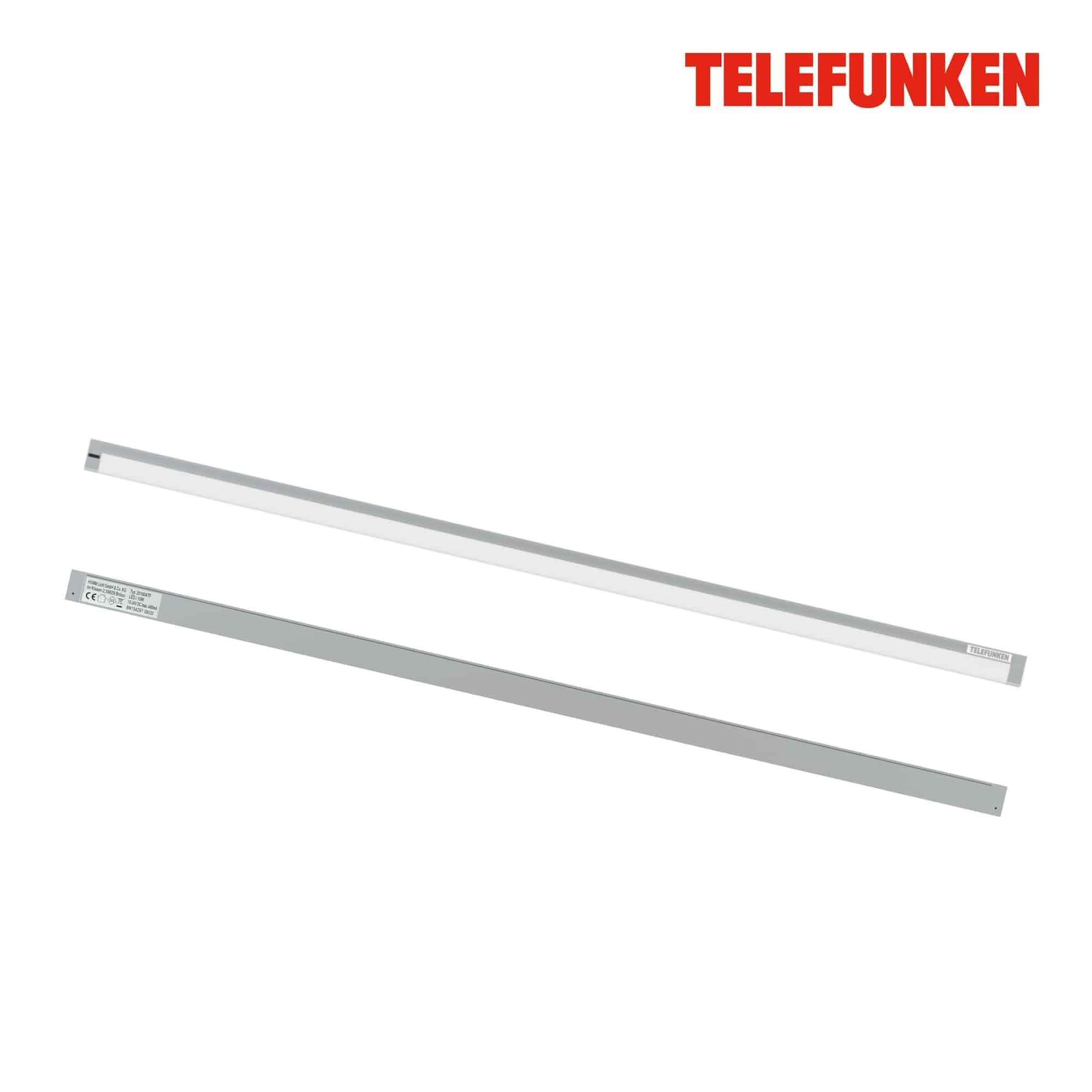TELEFUNKEN LED Unterbauleuchte, 87,3 cm, 10 W, Silber