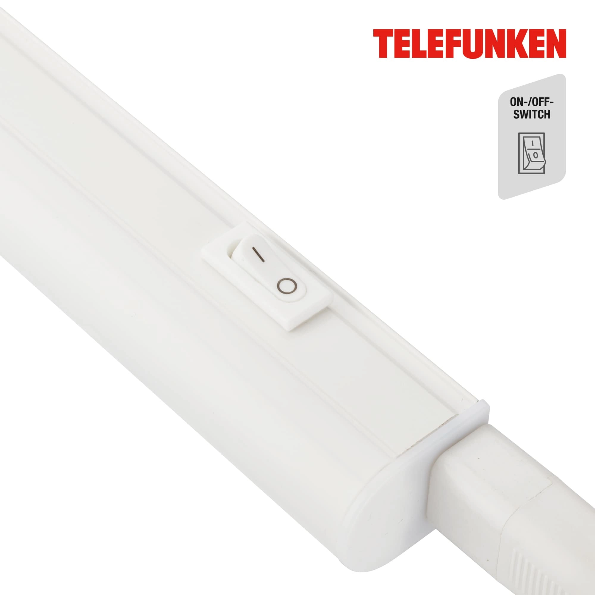 TELEFUNKEN LED Unterbauleuchte, 117,3 cm, 14 W, Weiß