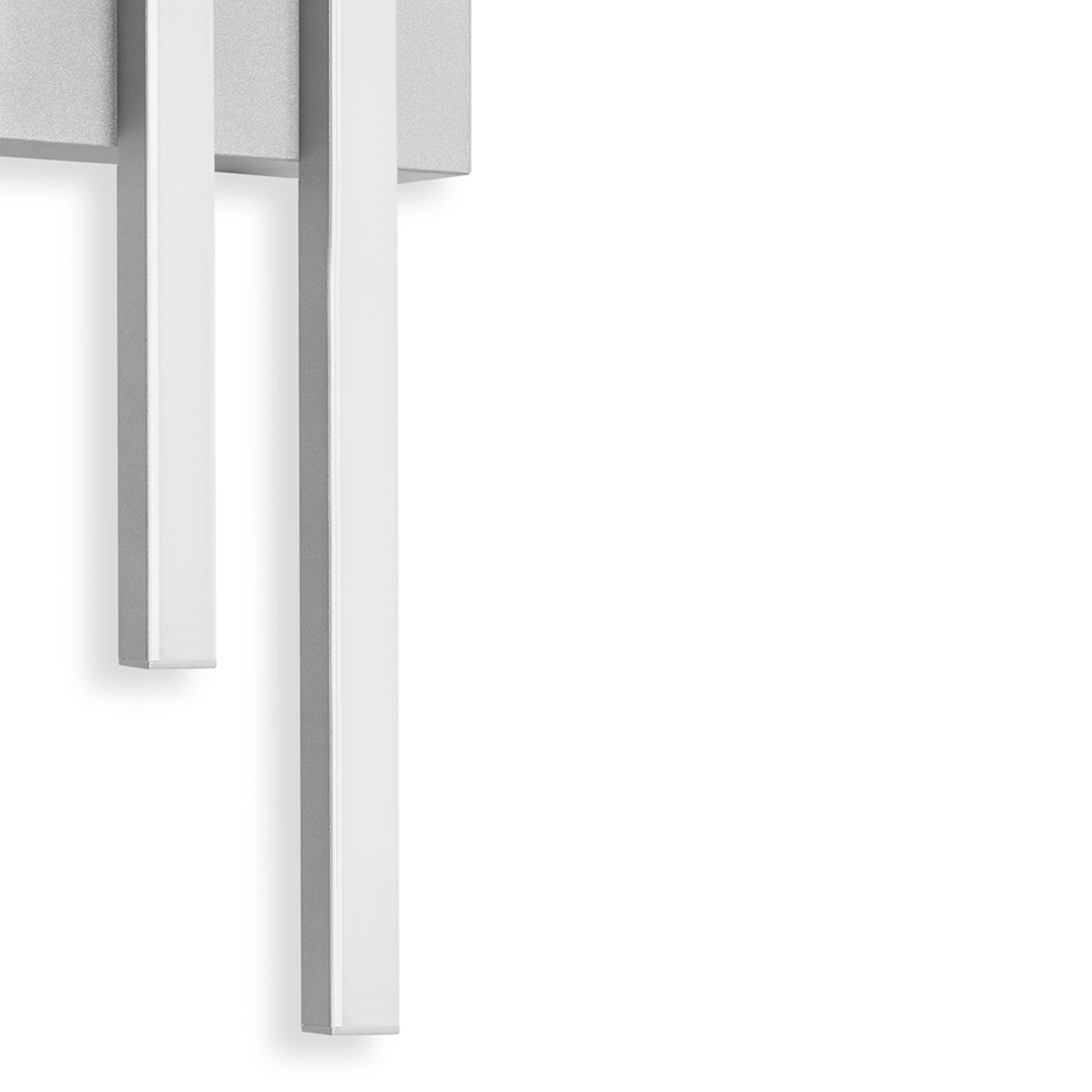 TELEFUNKEN LED Außenwandleuchte, 47 cm, 8 W, Silber