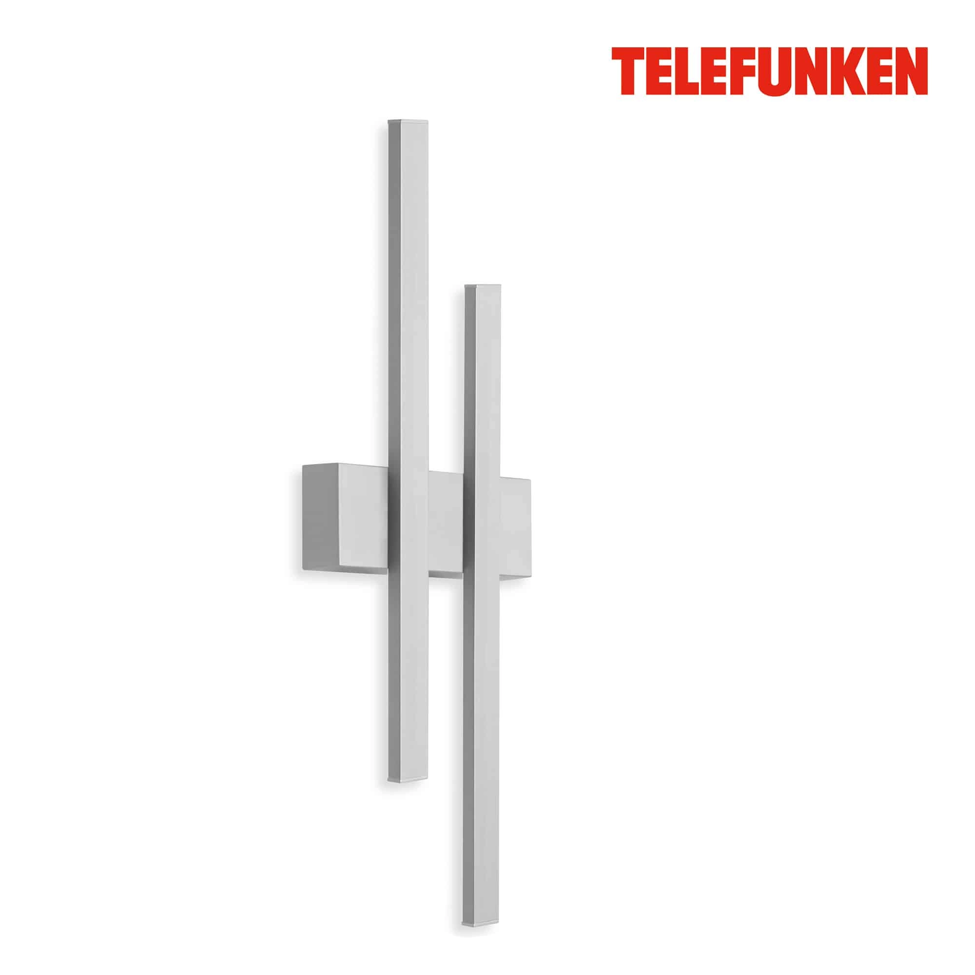 TELEFUNKEN LED Außenwandleuchte, 47 cm, 8 W, Silber