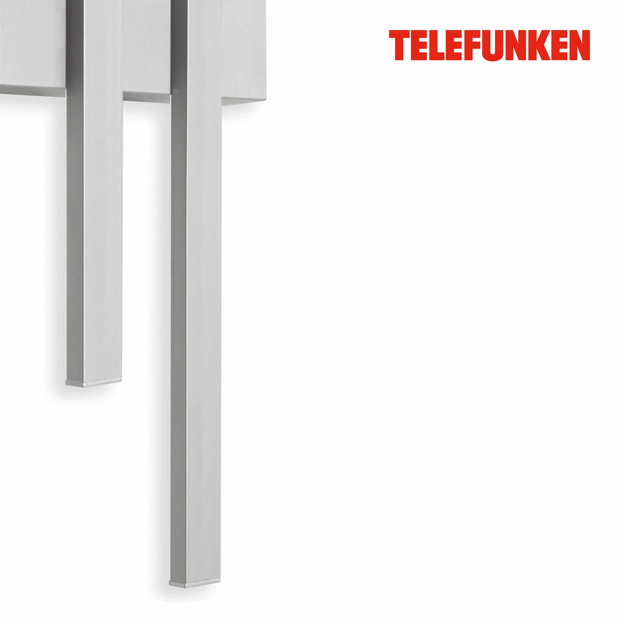 TELEFUNKEN LED Außenwandleuchte, 47 cm, 8 W, Silber