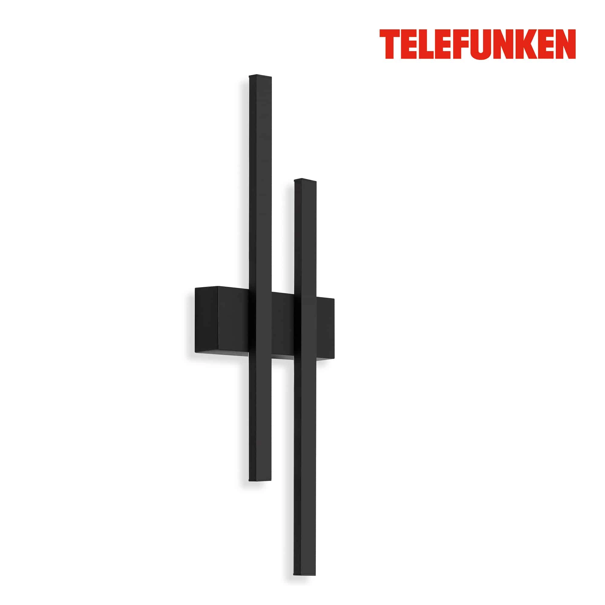 TELEFUNKEN LED Außenwandleuchte, 47 cm, 8 W, Schwarz