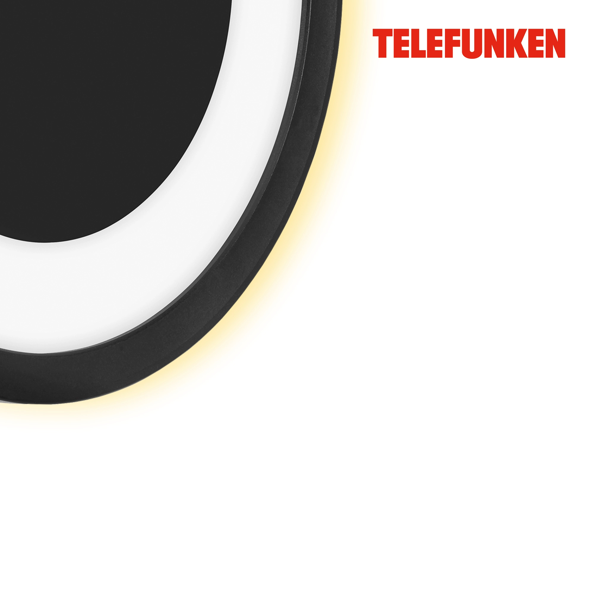 TELEFUNKEN LED Außenwandleuchte, Ø 28 cm, 15 W, Schwarz