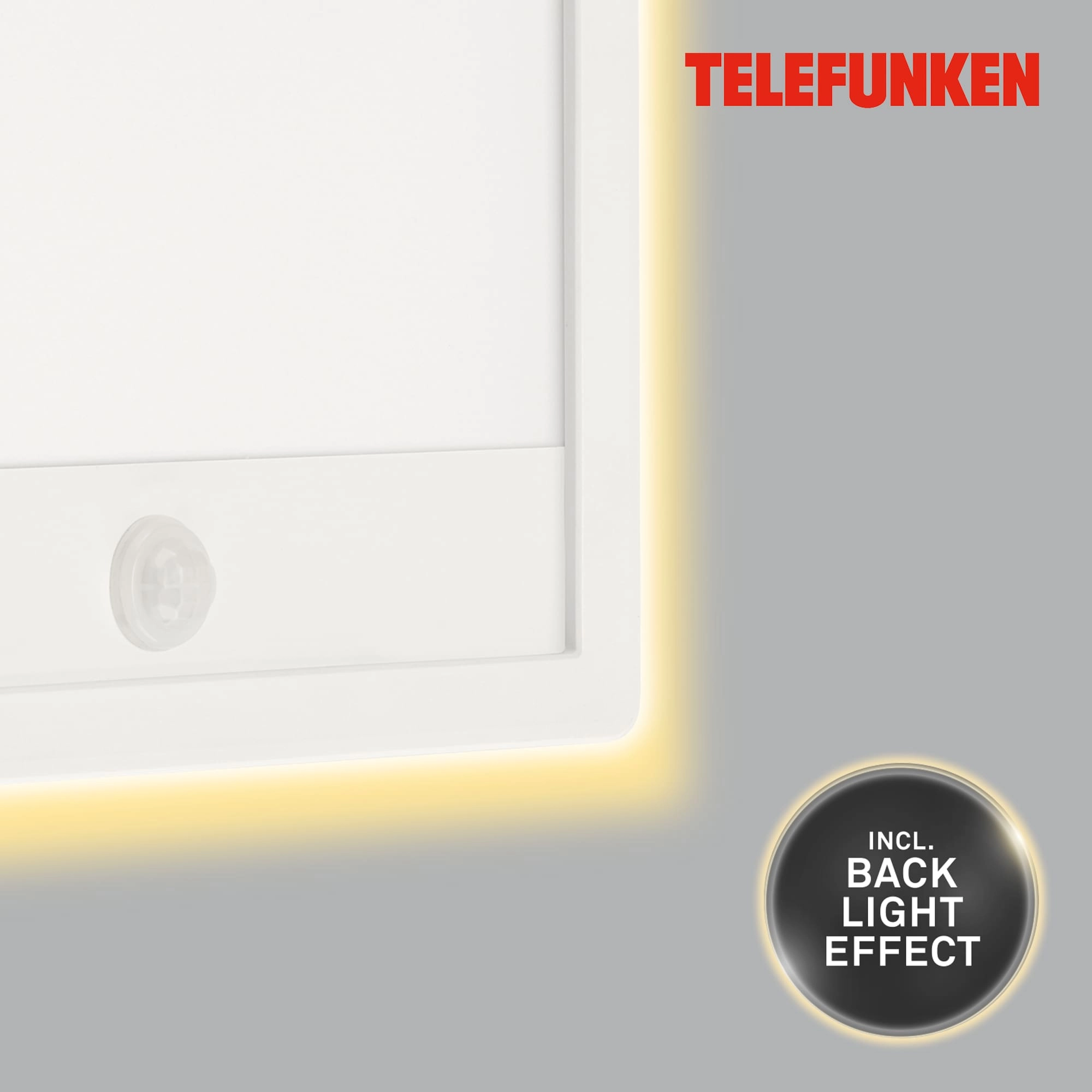 TELEFUNKEN LED Außenwandleuchte, 25 cm, 15 W, Weiß