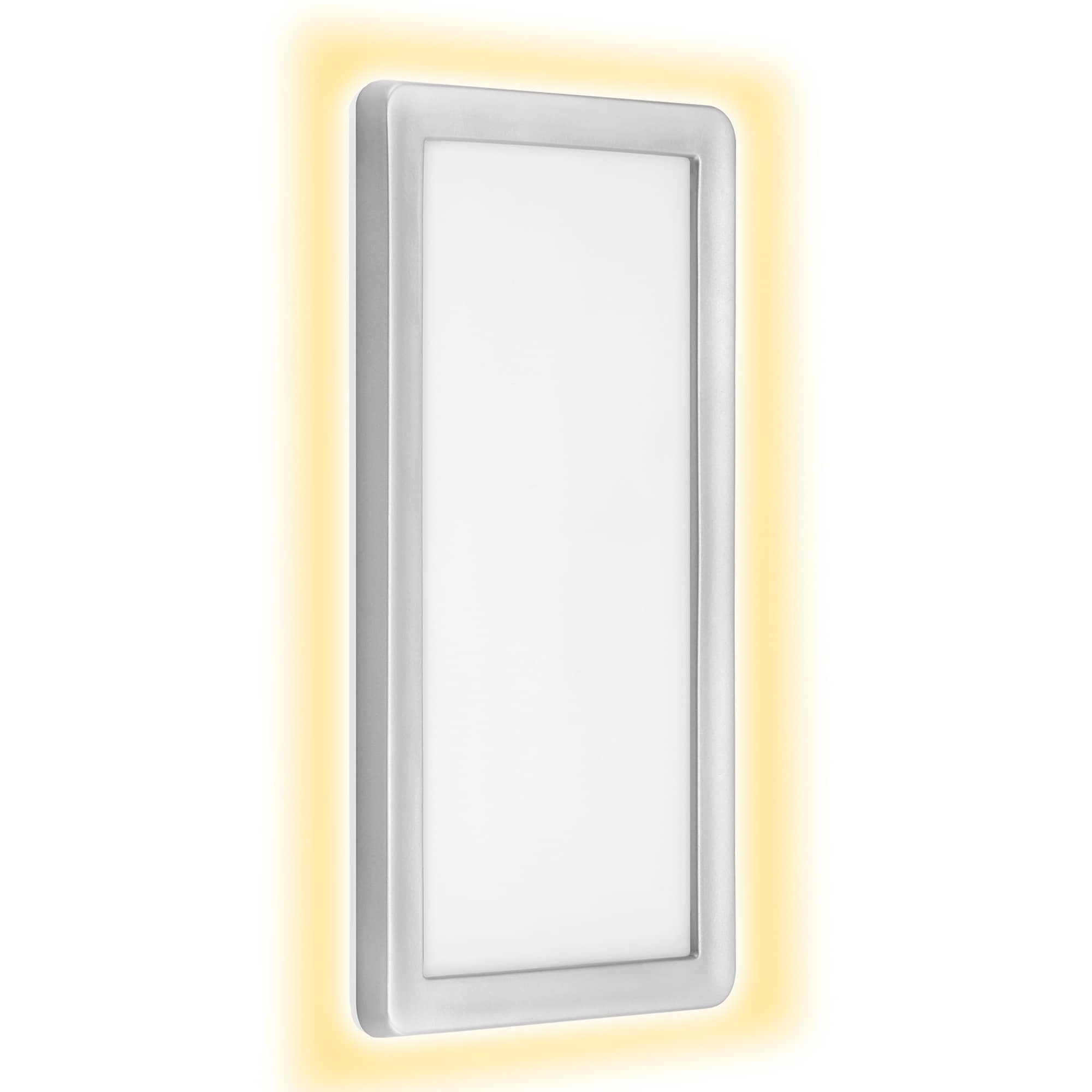 TELEFUNKEN LED Außenwandleuchte, 28 cm, 16 W, Silber