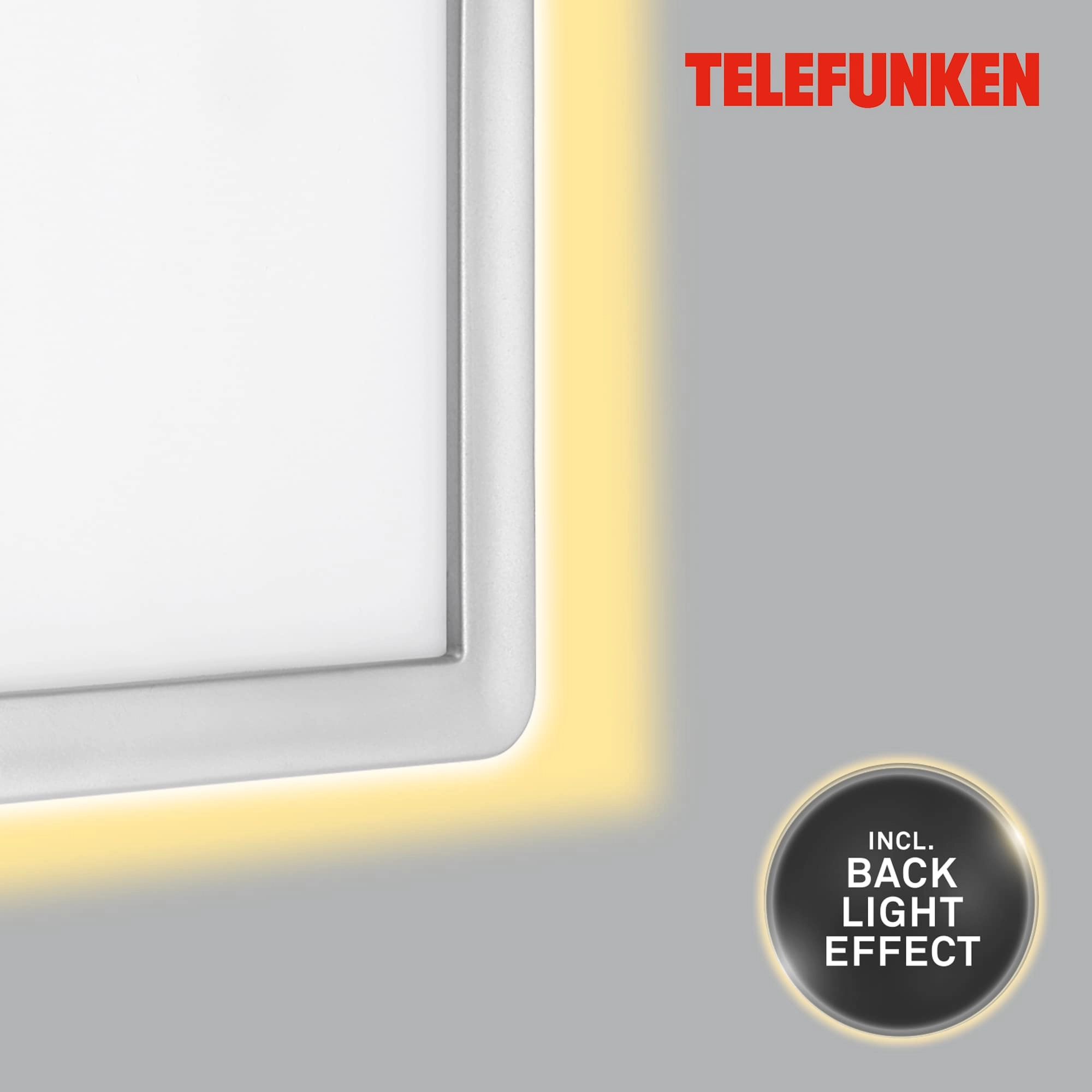 TELEFUNKEN LED Außenwandleuchte, 28 cm, 16 W, Silber