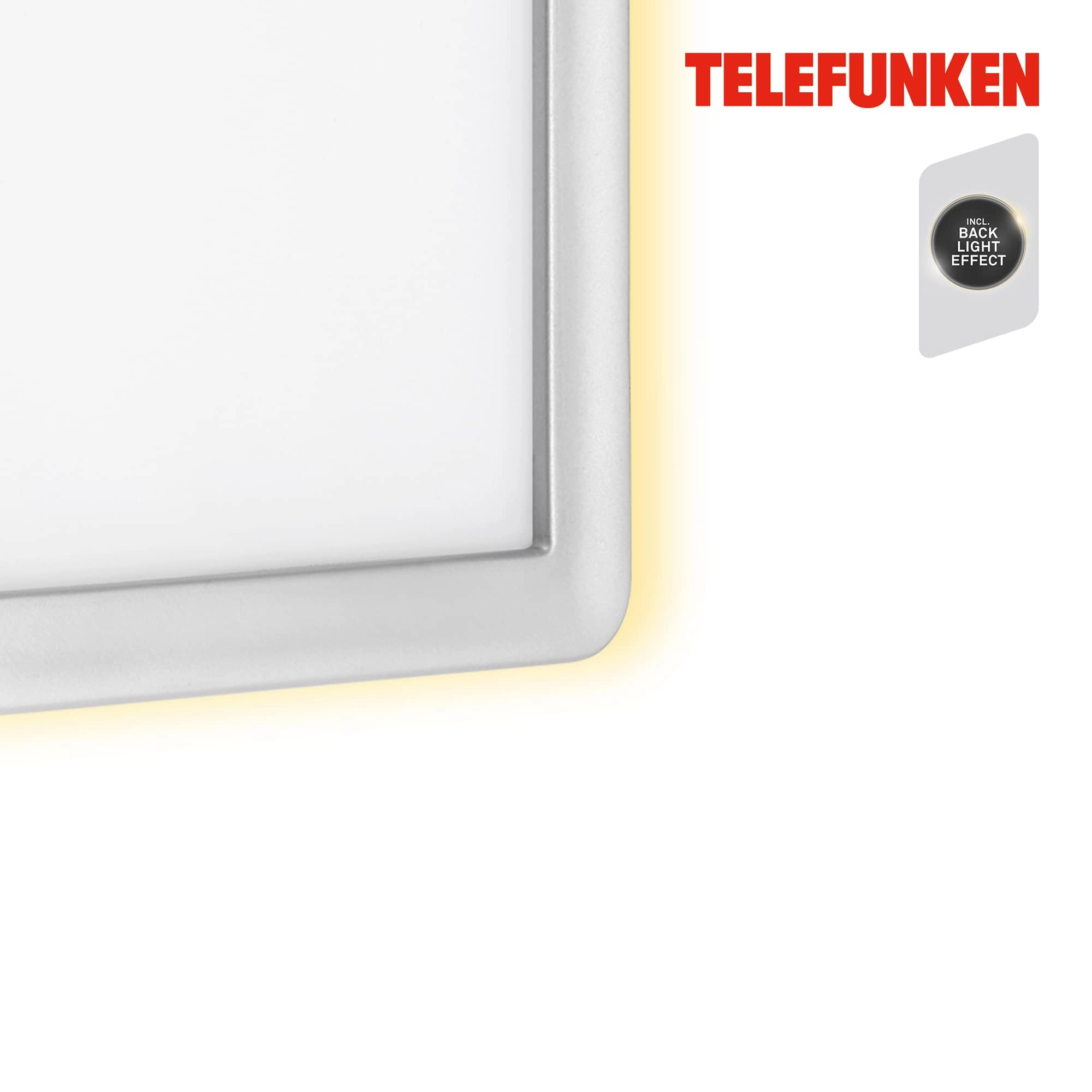 TELEFUNKEN LED Außenwandleuchte, 28 cm, 16 W, Silber