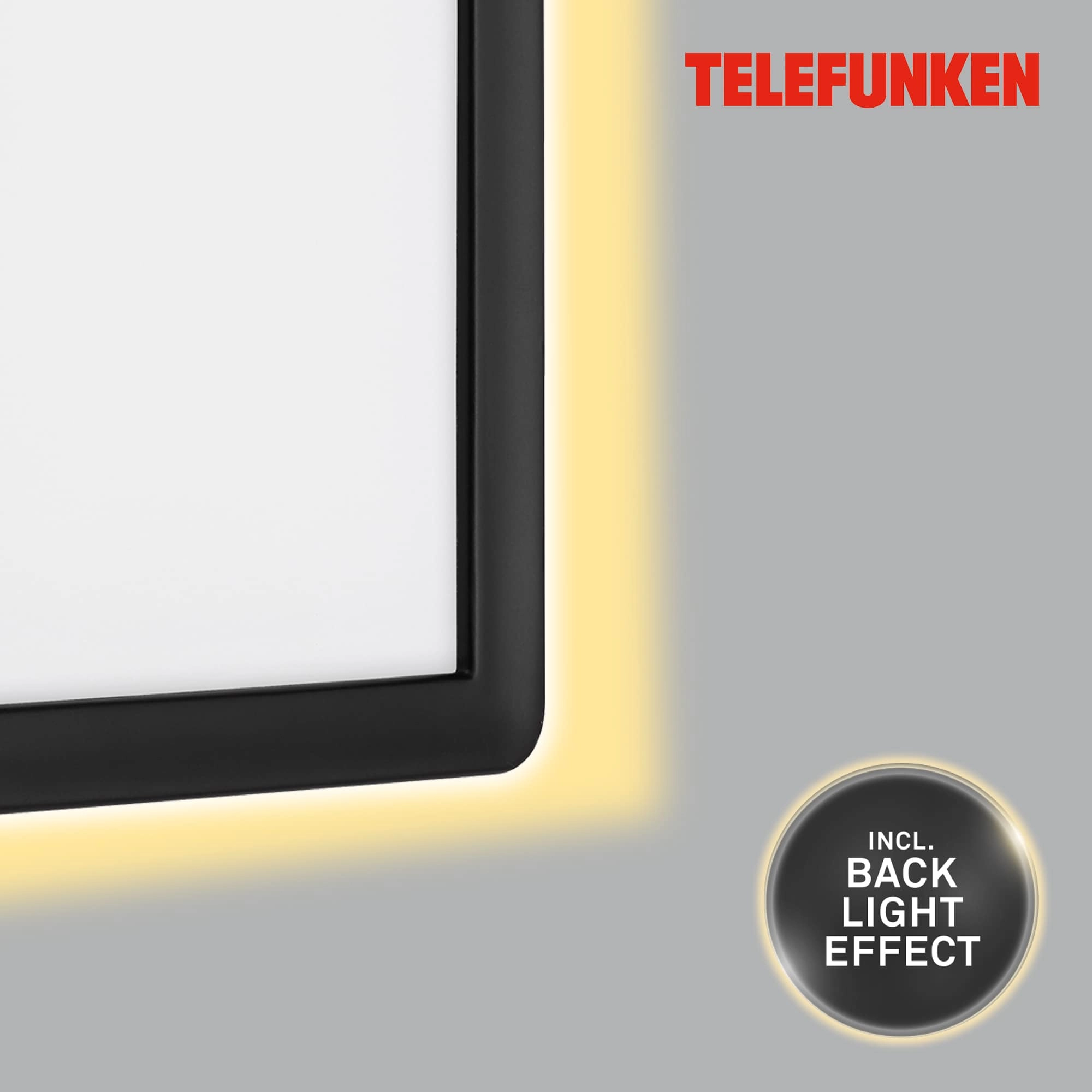TELEFUNKEN LED Außenwandleuchte, 28 cm, 16 W, Schwarz