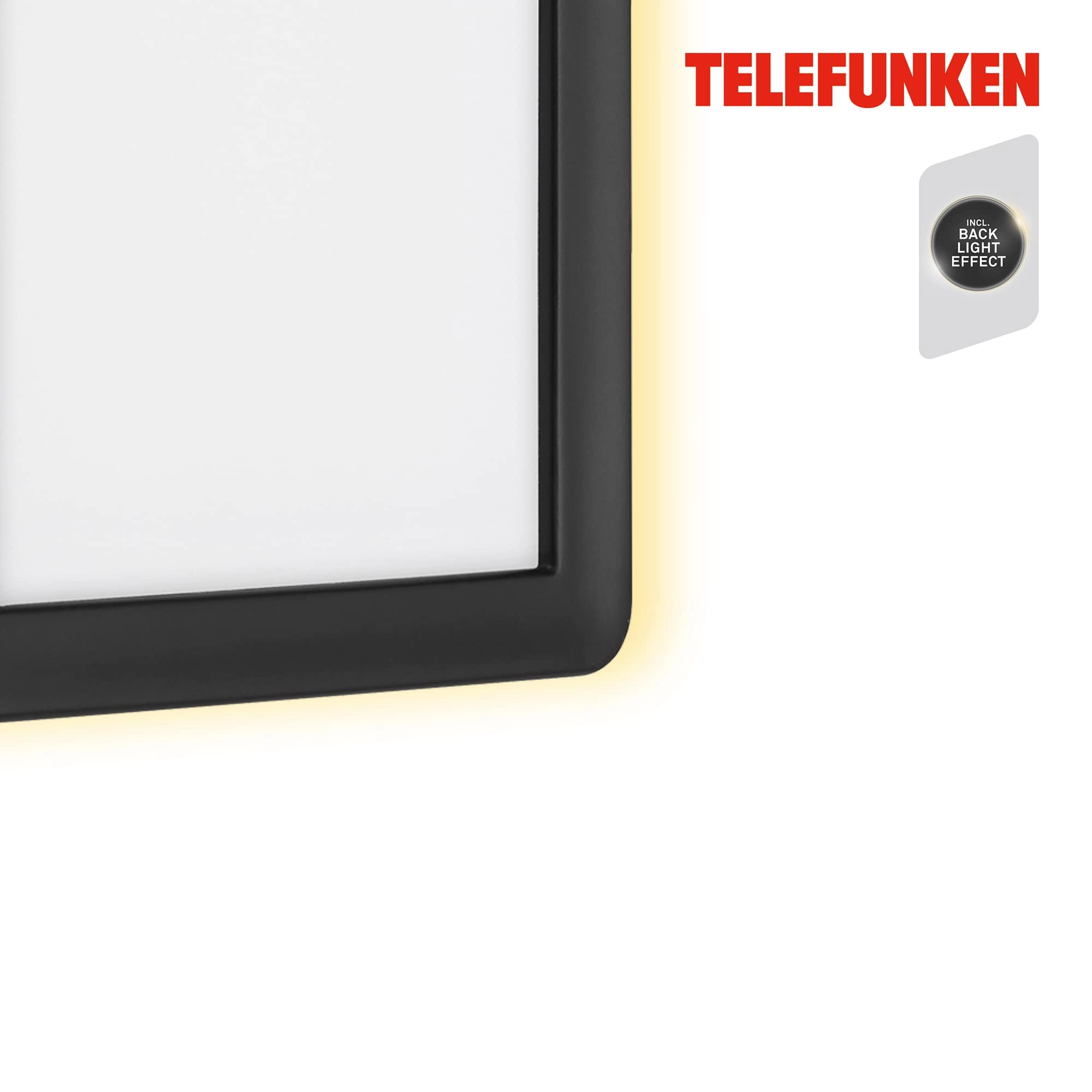 TELEFUNKEN LED Außenwandleuchte, 28 cm, 16 W, Schwarz