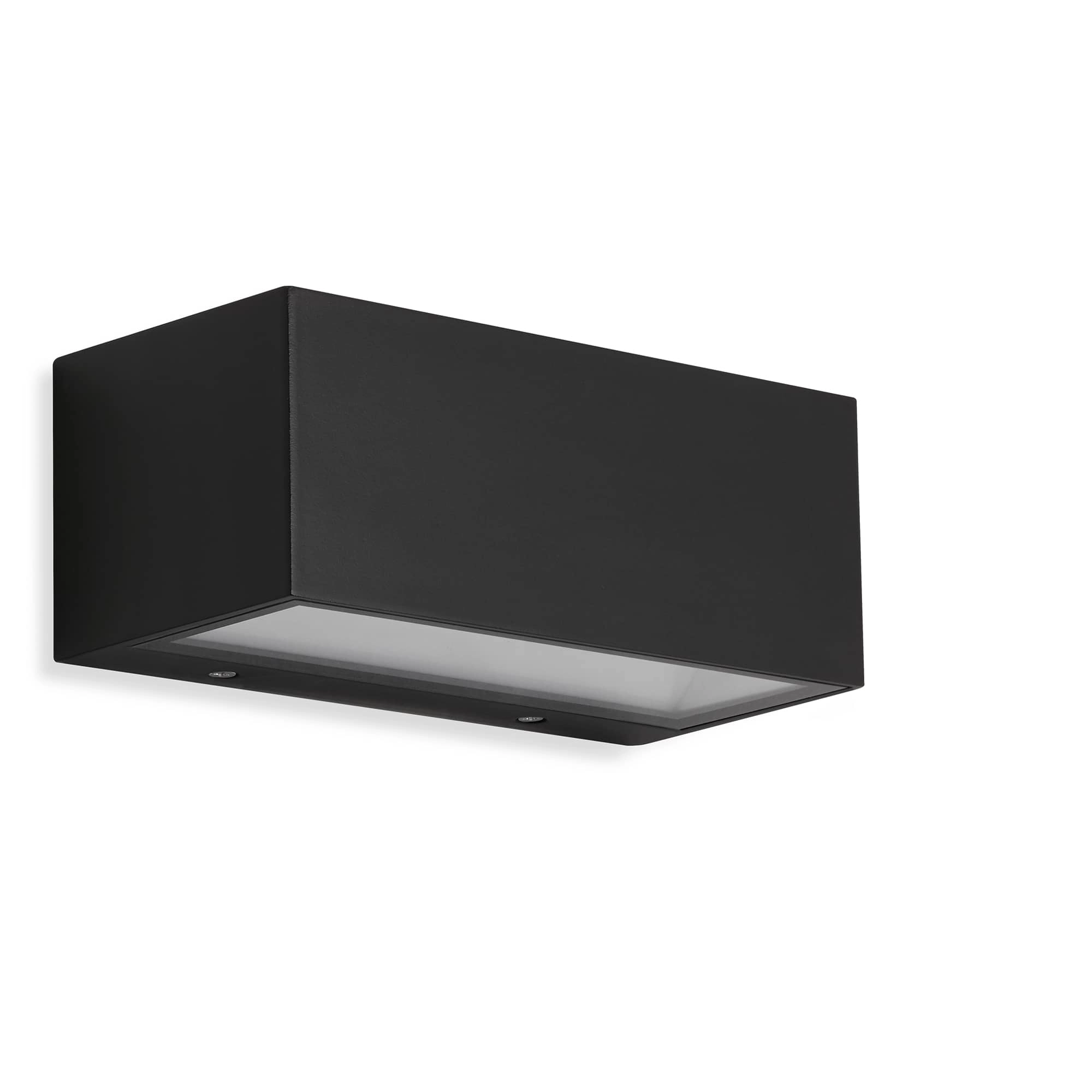 TELEFUNKEN LED Außenwandleuchte, 18,5 cm, 6 W, Schwarz
