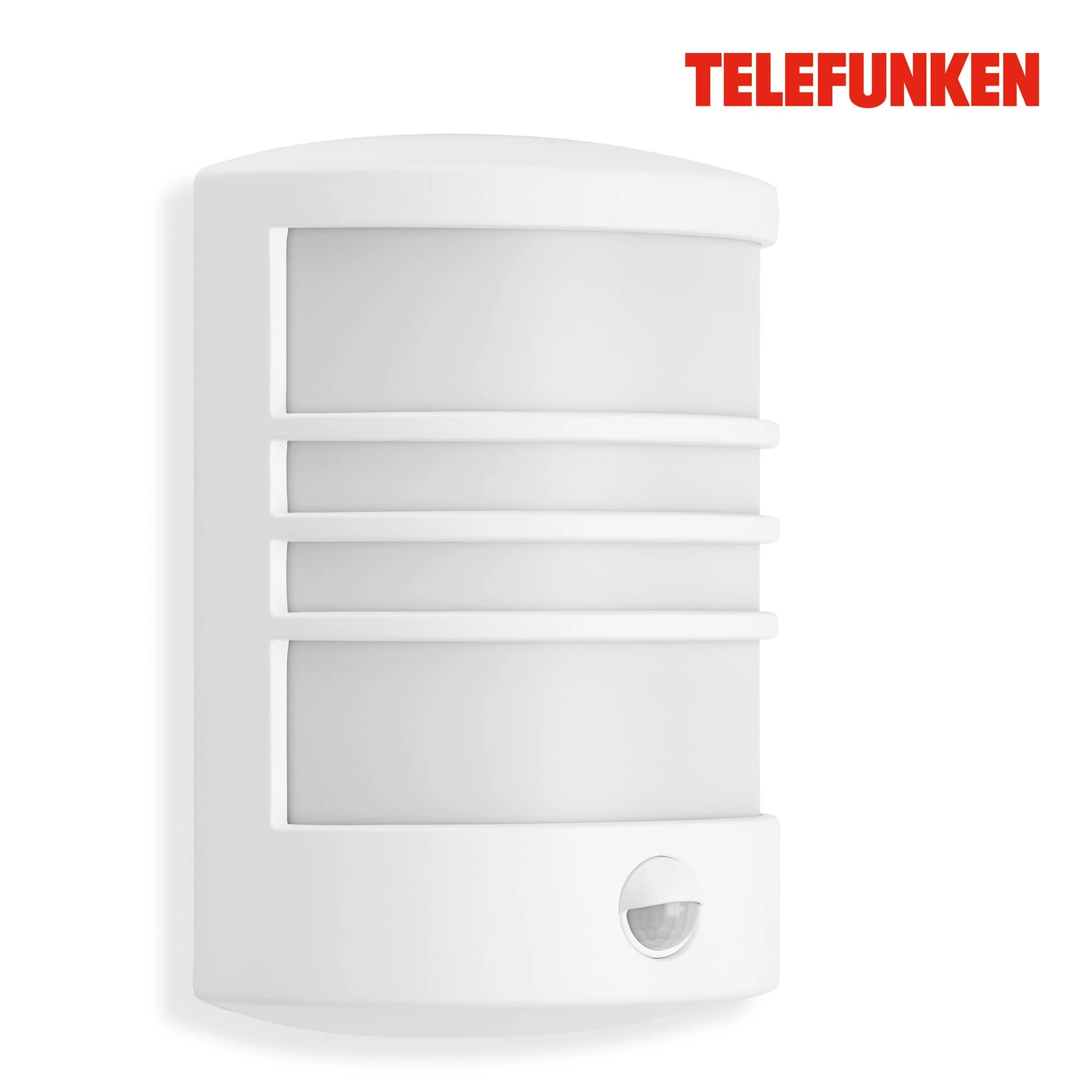 TELEFUNKEN LED Außenwandleuchte, 18 cm, 12 W, Weiß