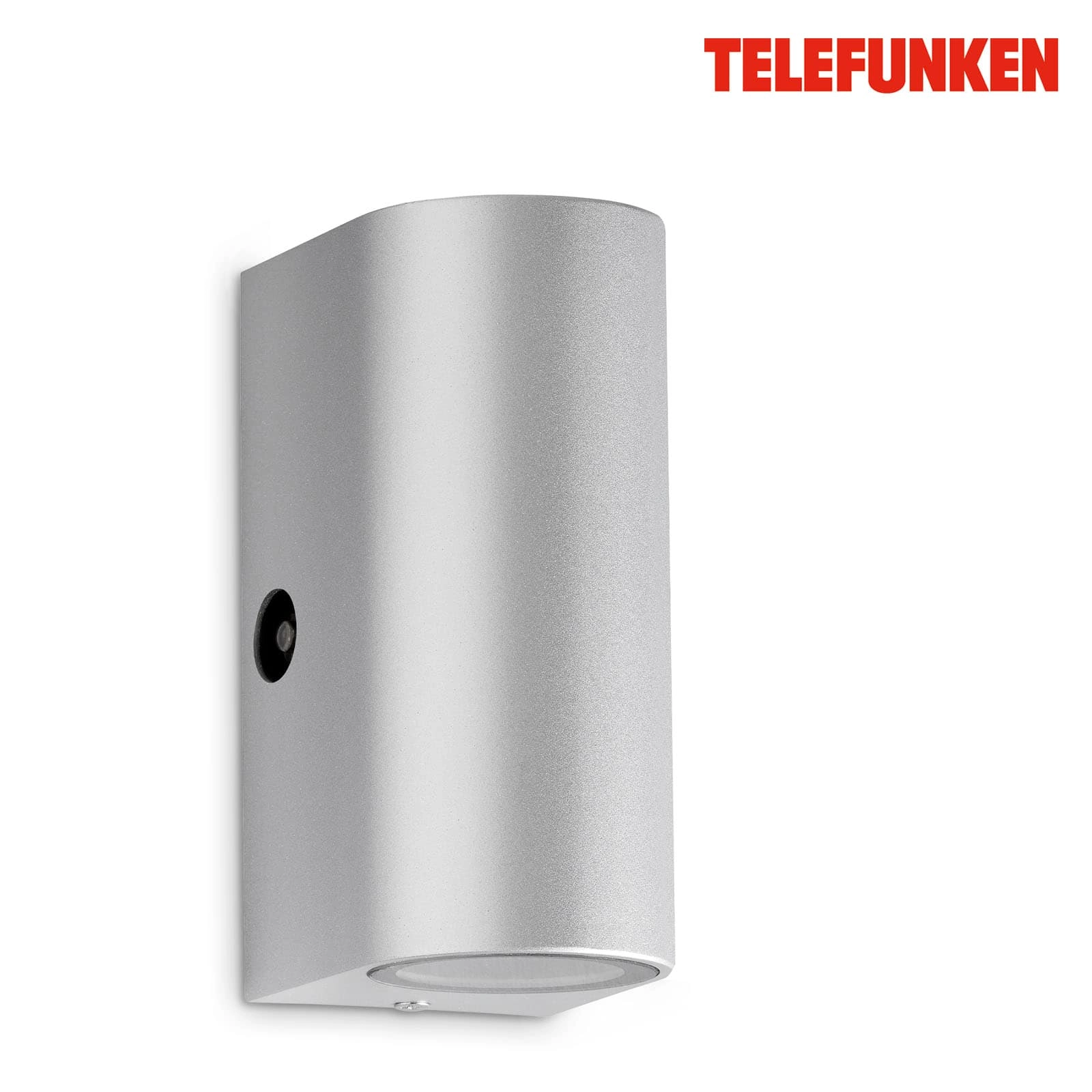 TELEFUNKEN LED Sensor Außenwandleuchte, 15,1 cm, 10 W, Silber