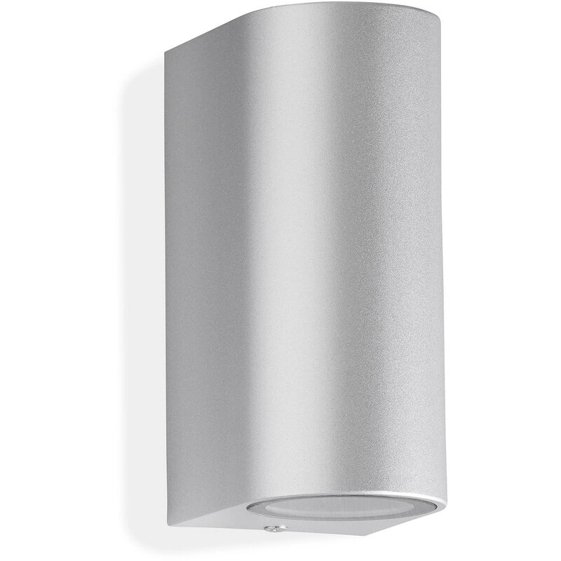 TELEFUNKEN LED Außenwandleuchte, 15,1 cm, 10 W, Silber