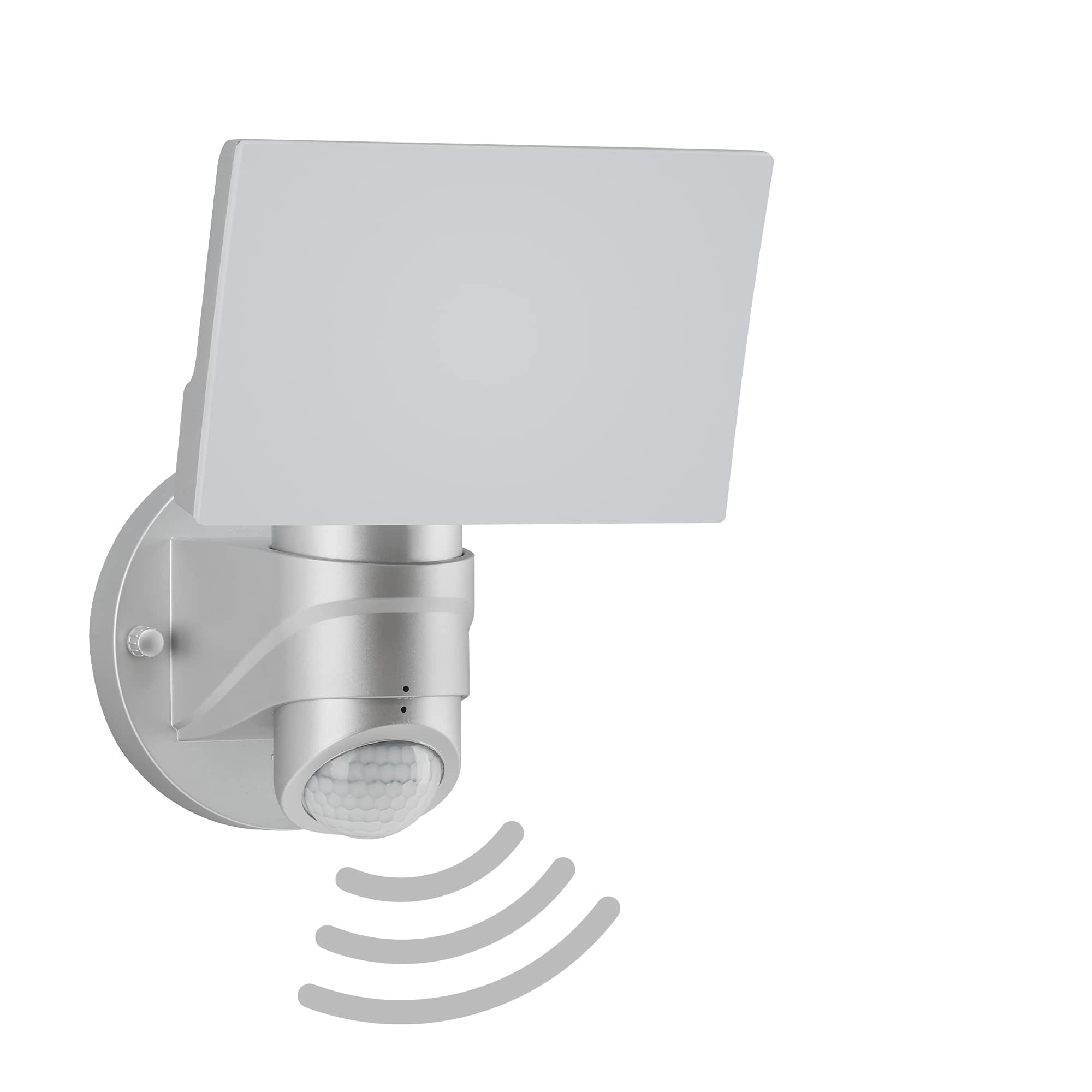 TELEFUNKEN LED Sensor Außenstrahler, 24 cm, 16 W, Silber