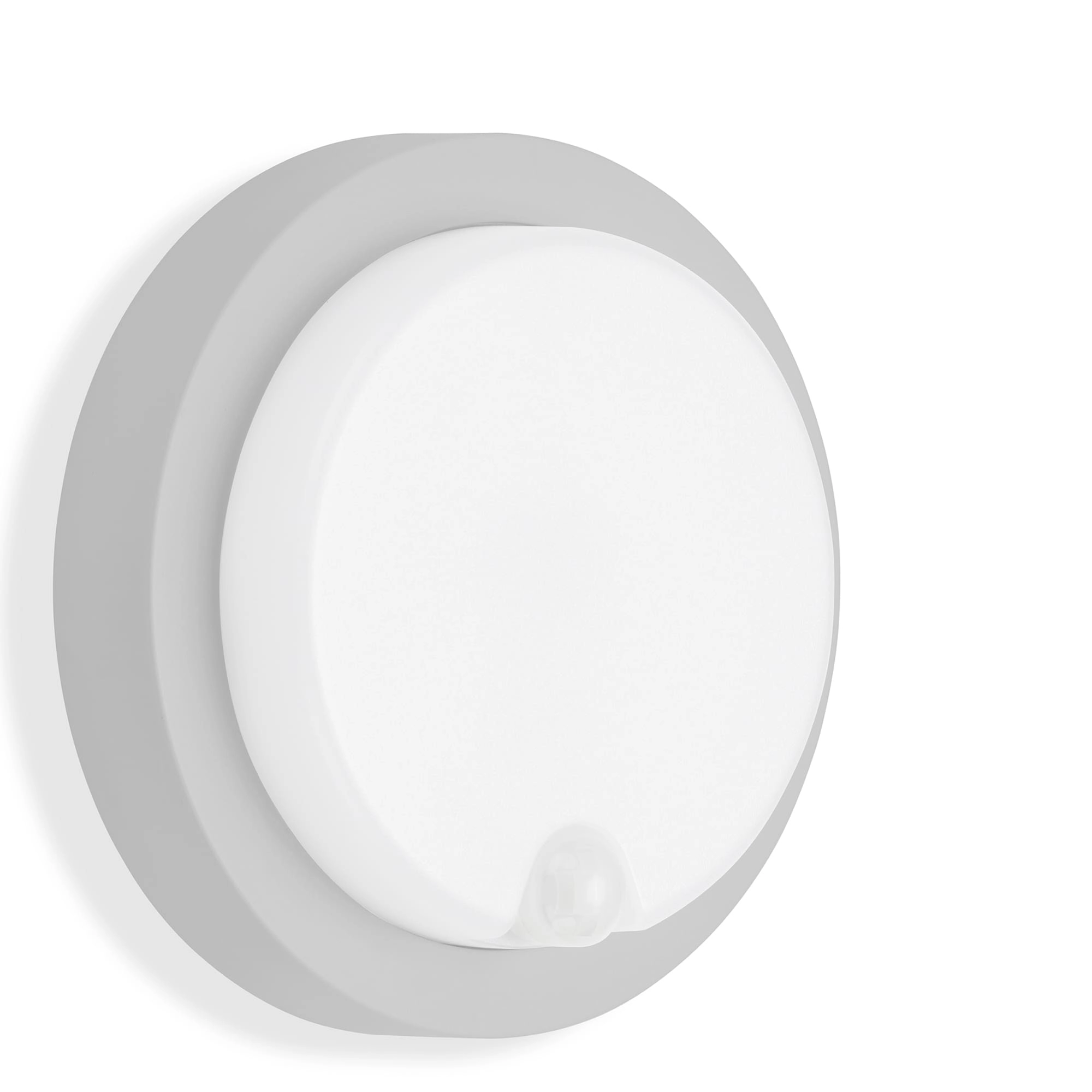 TELEFUNKEN LED Sensor Außenwandleuchte, Ø 17 cm, 12 W, Silber