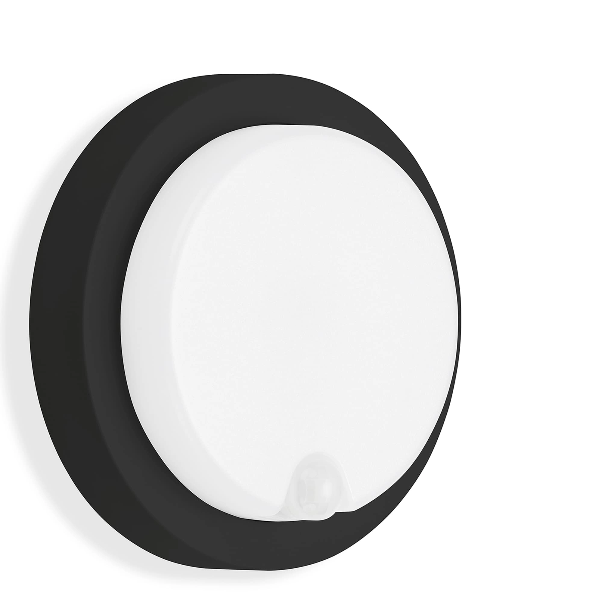 TELEFUNKEN LED Sensor Außenwandleuchte, Ø 17 cm, 12 W, Schwarz